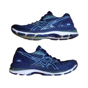 Asics Gel Nimbus 20 Indigo Blue Opal Green Size 6W